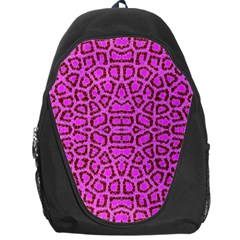 Florescent Pink Animal Print  Backpack Bag by OCDesignss
