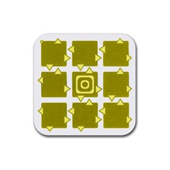 Martain Coaster Yellow Drink Coaster (square) by TheDean