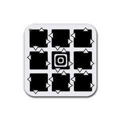 Martain Coaster Black Drink Coaster (square) by TheDean