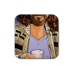 White Russian Blue Drink Coaster (square) by TheDean