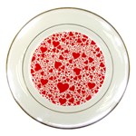 red_heart Porcelain Plate