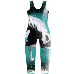 Beautiful Horse With Water Splash  Onepiece Catsuits by FantasyWorld7