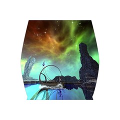 Fantasy Landscape With Lamp Boat And Awesome Sky Bodycon Skirts by FantasyWorld7