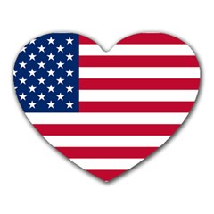 Usa1 Heart Mousepads by ILoveAmerica