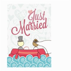 Just Married Small Garden Flag (two Sides) by typewriter