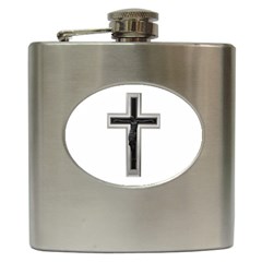 Christian Cross Hip Flask (6 Oz) by igorsin