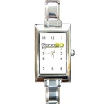 Logo Med Rectangle Italian Charm Watch Front