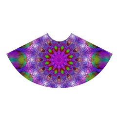 Rainbow At Dusk, Abstract Star Of Light A-line Skater Skirt by DianeClancy