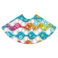 Bubble Waves Mini Flare Skirt by KirstenStar
