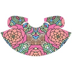 Petals, Carnival, Bold Flower Design A-line Pocket Skirt by Zandiepants