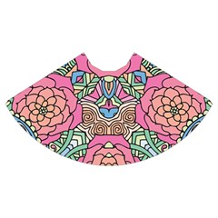 Petals, Carnival, Bold Flower Design Mini Flare Skirt by Zandiepants
