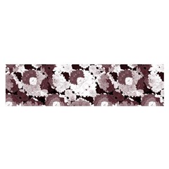 Ornate Modern Floral Satin Scarf (oblong) by dflcprintsclothing