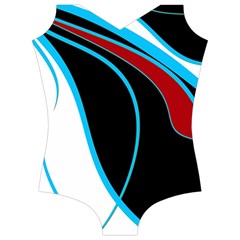 Blue, Red, Black And White Design Princess Tank Leotard  by Valentinaart