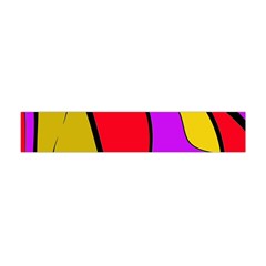 Colorful Lines Flano Scarf (mini) by Valentinaart