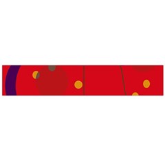 Red Abstract Sky Flano Scarf (large) by Valentinaart