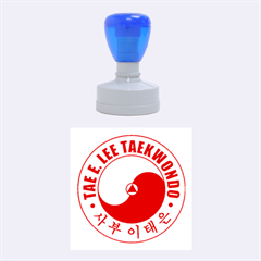 Taeeleestamp-red-medium Medium Rubber Stamp (round) by TheDean