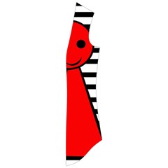 Red Pawn Drape Collar Cardigan by Valentinaart