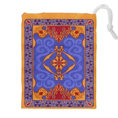 Magic Carpet Drawstring Pouch (xxl) by Ellador
