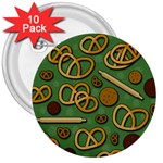 Bakery 4 3  Buttons (10 pack) 