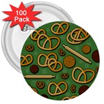 Bakery 4 3  Buttons (100 pack) 