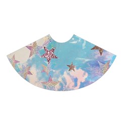 Pastel Stars A-line Skater Skirt by Brittlevirginclothing