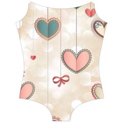Cute Hearts Camisole Leotard  by Brittlevirginclothing