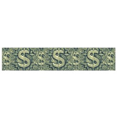 Money Symbol Ornament Flano Scarf (small) by dflcprintsclothing