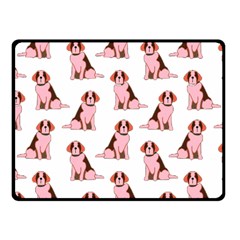 Dog Animal Pattern Fleece Blanket (small) by Amaryn4rt