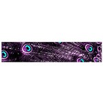 Bird Color Purple Passion Peacock Beautiful Flano Scarf (Small) Front