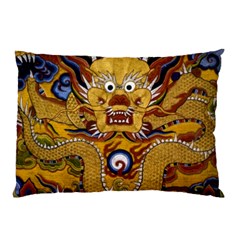 Chinese Dragon Pattern Pillow Case (two Sides) by Amaryn4rt