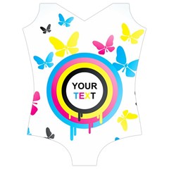 Colorful Butterfly Rainbow Circle Animals Fly Pink Yellow Black Blue Text Princess Tank Leotard  by Alisyart