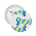 Candy Yellow Blue 2.25  Buttons