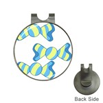 Candy Yellow Blue Hat Clips with Golf Markers