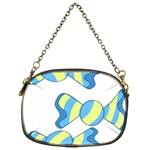 Candy Yellow Blue Chain Purses (One Side) 
