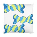Candy Yellow Blue Standard Cushion Case (One Side)