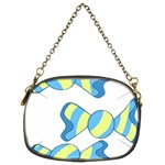 Candy Yellow Blue Chain Purses (Two Sides) 