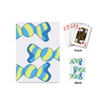 Candy Yellow Blue Playing Cards (Mini) 