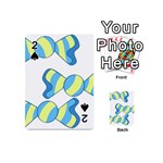 Candy Yellow Blue Playing Cards 54 (Mini) 