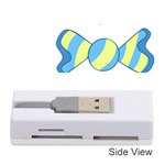 Candy Yellow Blue Memory Card Reader (Stick) 