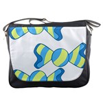 Candy Yellow Blue Messenger Bags