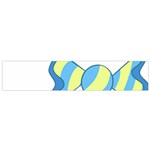 Candy Yellow Blue Flano Scarf (Small)