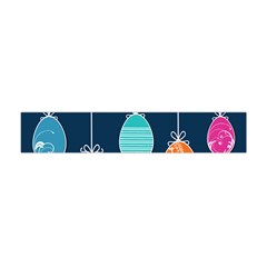 Easter Egg Balloon Pink Blue Red Orange Flano Scarf (mini) by Alisyart