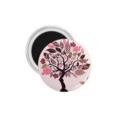 Tree Butterfly Insect Leaf Pink 1 75  Magnets
