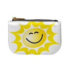 The Sun A Smile The Rays Yellow Mini Coin Purses by Simbadda