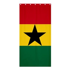 Flag Of Ghana Shower Curtain 36  X 72  (stall)  by abbeyz71