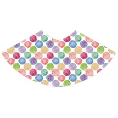 Colorful Watercolour Polka Dot Pattern Skater Skirt by CoolDesigns