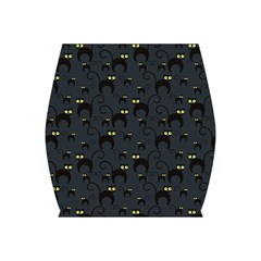 Black Cats Design Pattern Bodycon Skirt by CoolDesigns