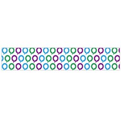 Polka Dot Like Circle Purple Blue Green Flano Scarf (large) by Mariart