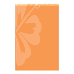 Hibiscus Sakura Tangerine Orange Shower Curtain 48  X 72  (small)  by Mariart