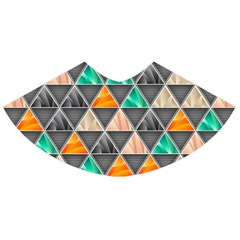 Abstract Geometric Triangle Shape Skater Skirt by Nexatart